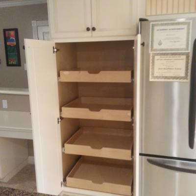 custom kitchen cabinets with pull out drawers