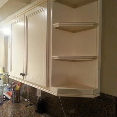 custom kitchen cabinets with shelving